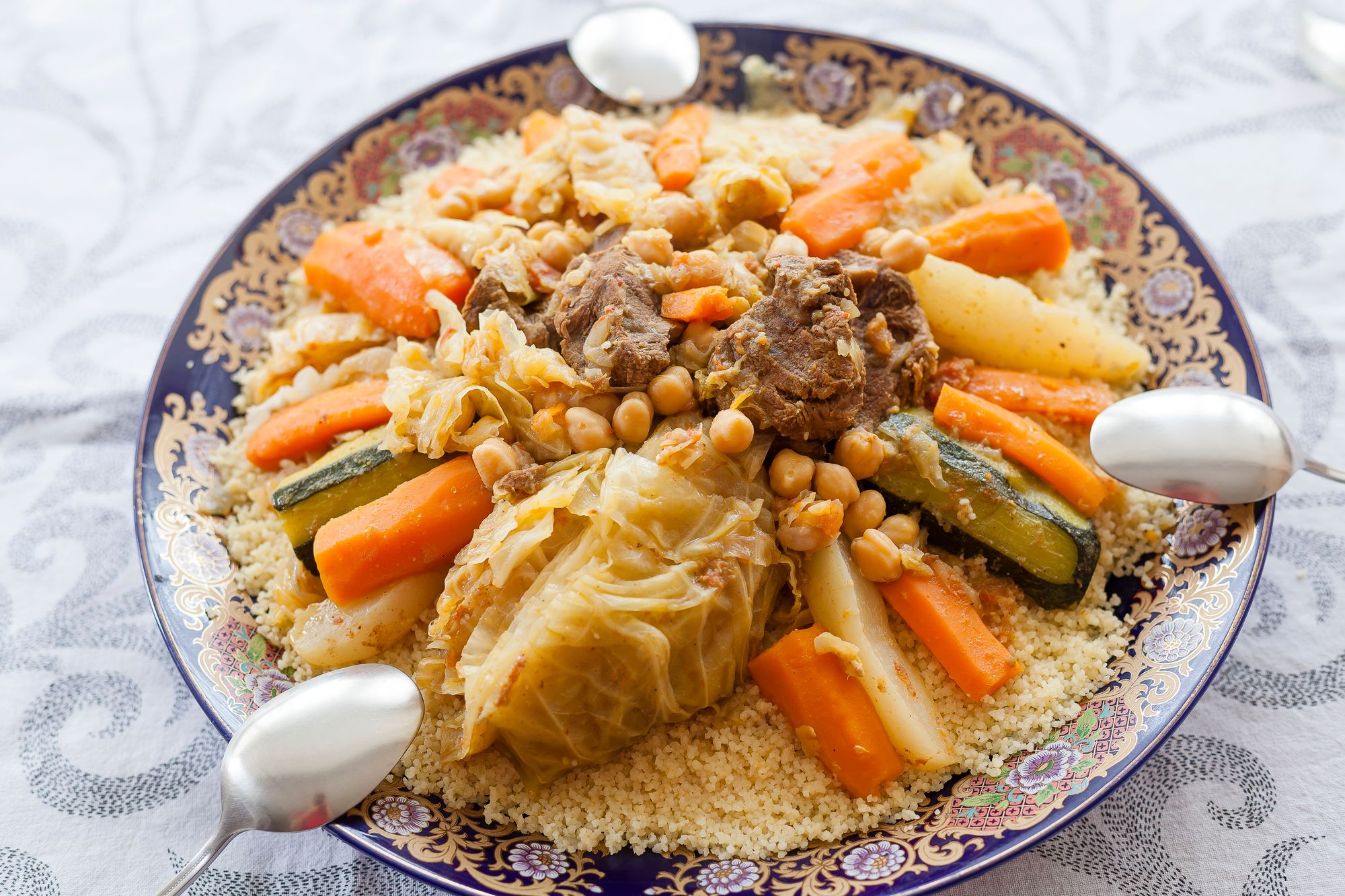 Moroccan couscous at Eid al-Fitr