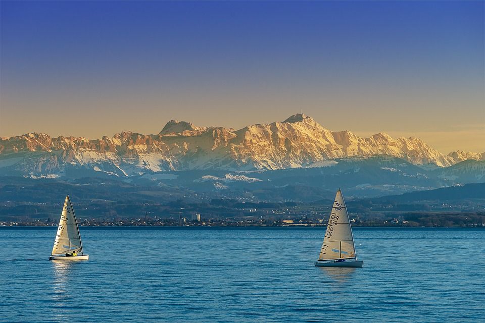 Breathtaking Alpine panoramas of Lake Constance