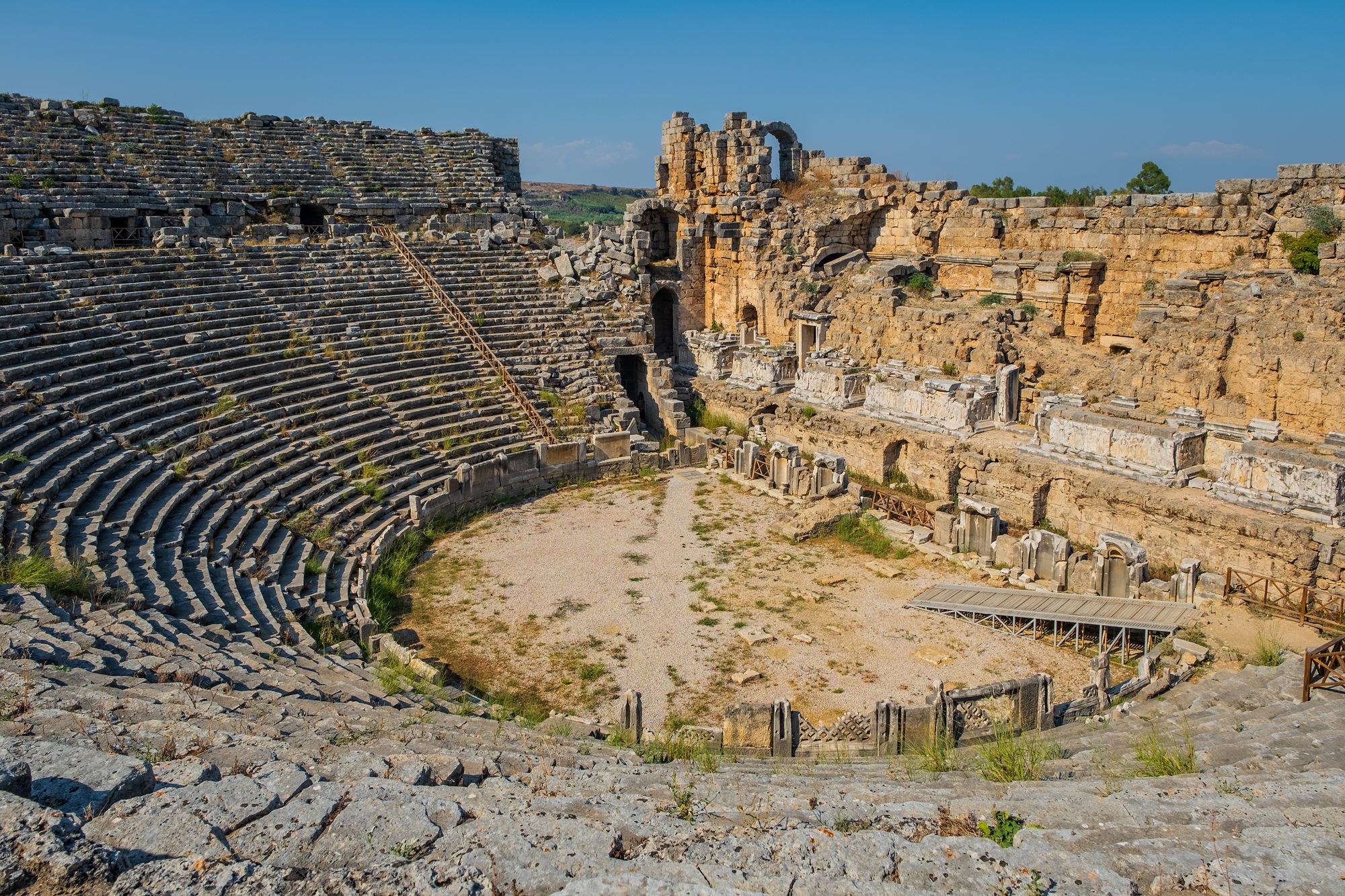 The ancient theatre of Aspendos