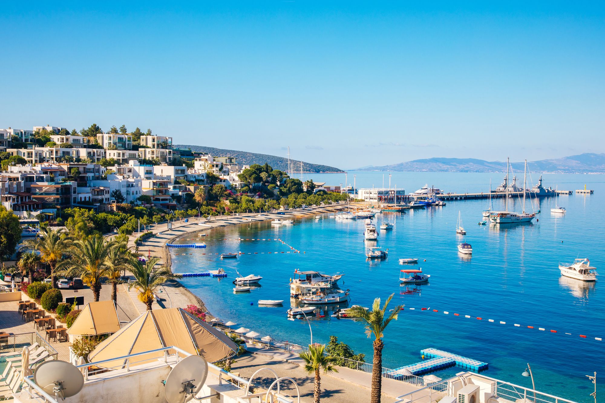 Die Strandpromenade von Bodrum