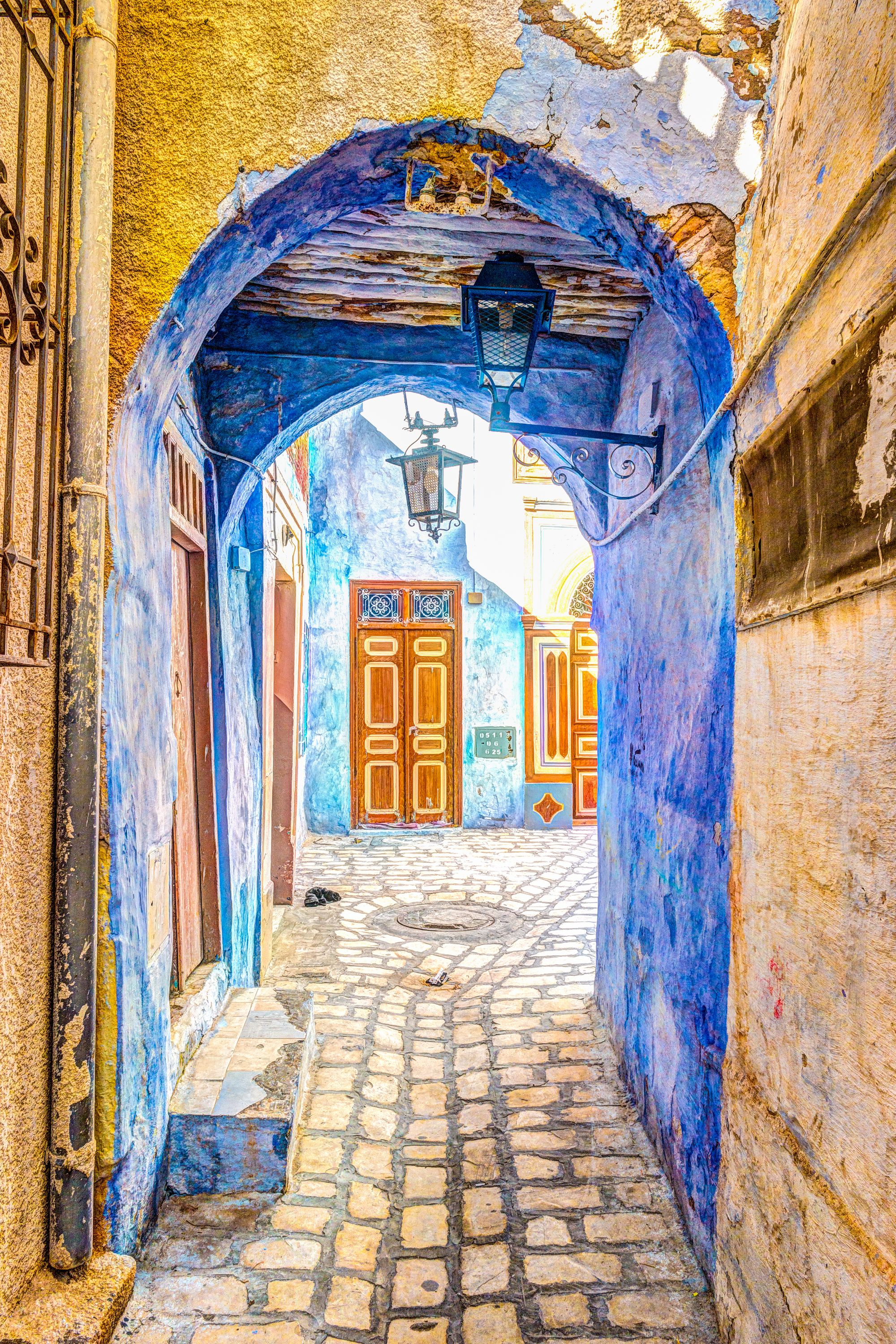 Beautiful streets of Tunis