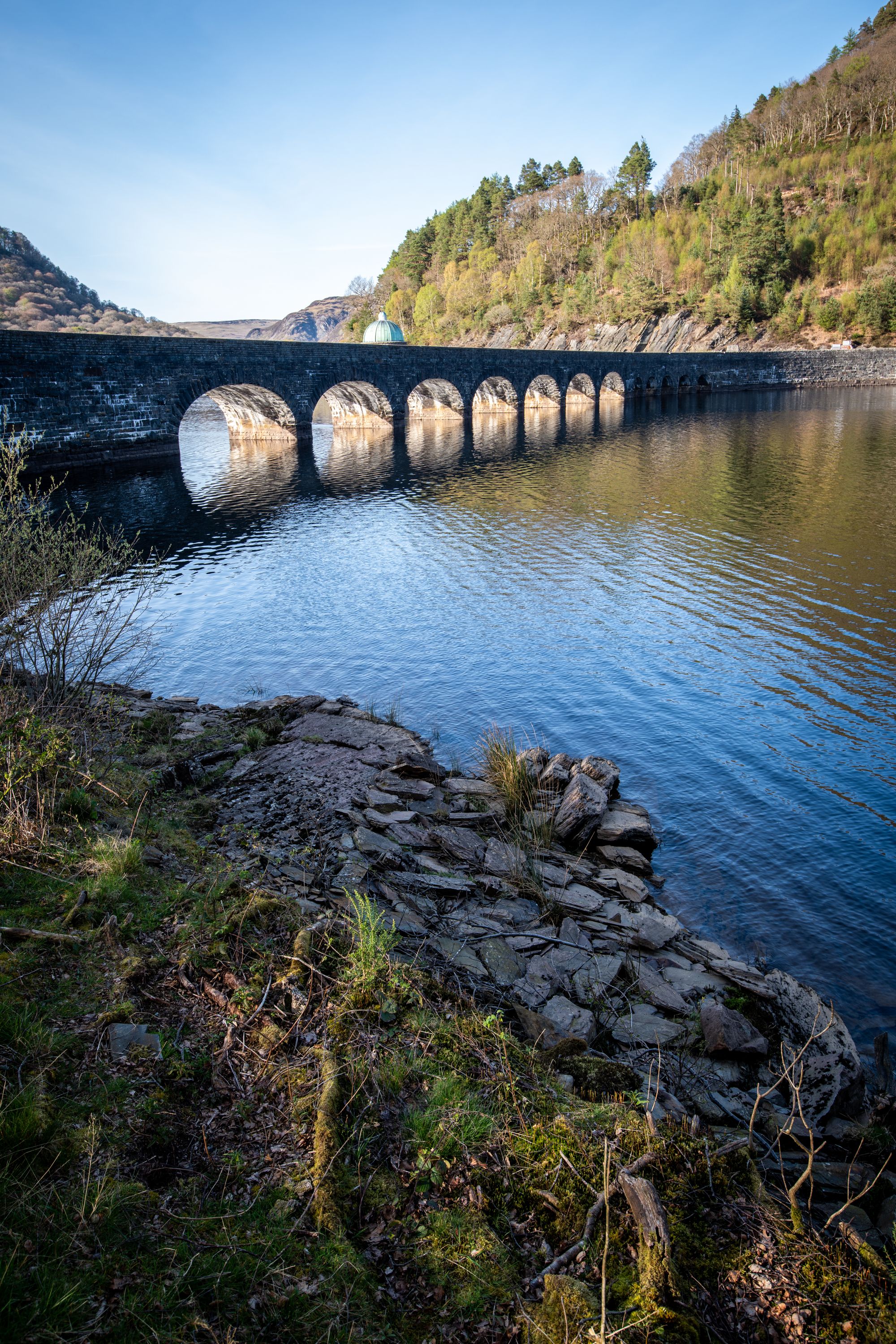 Carreg Ddu Viaduct and Reservoir, Elan Valley