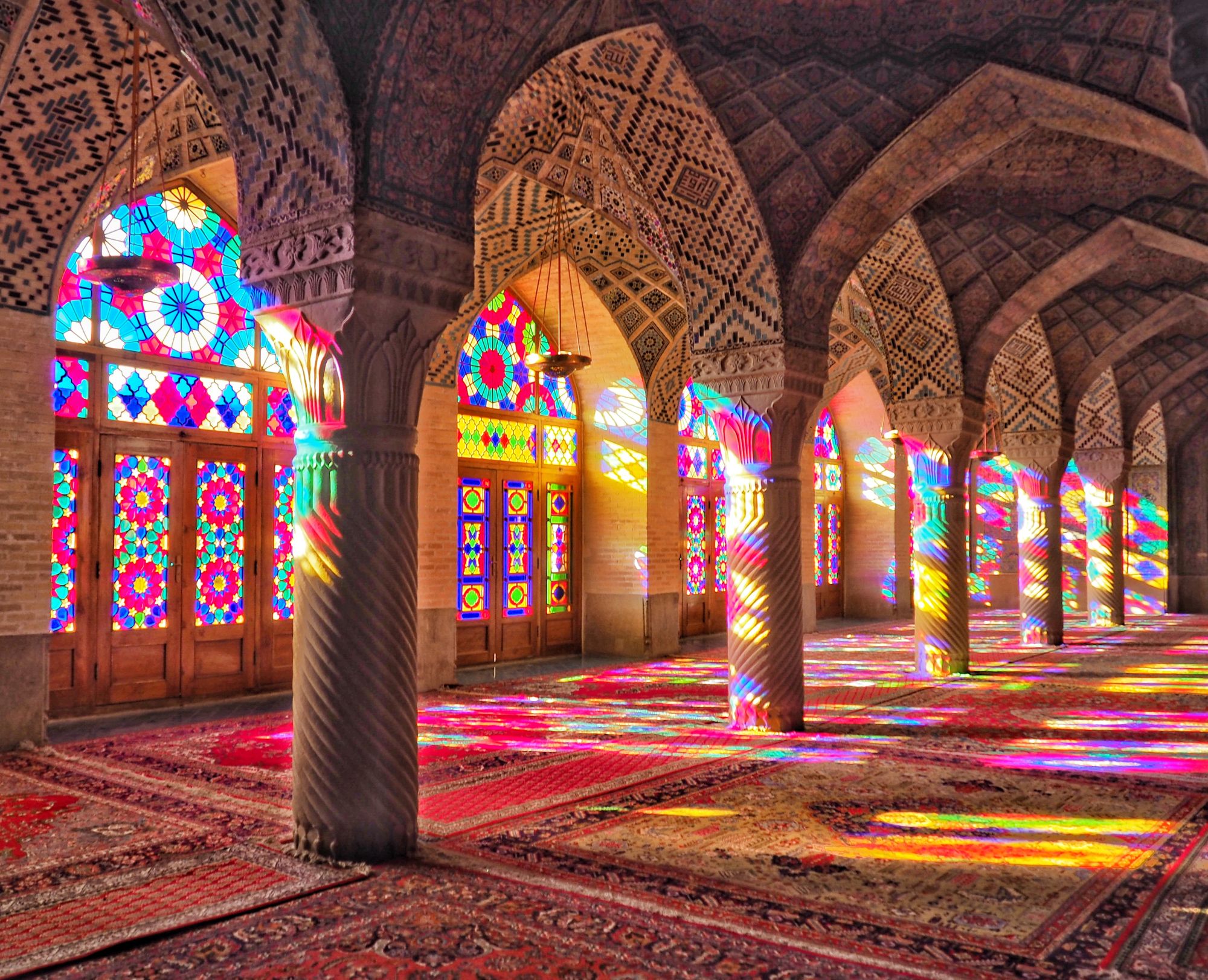 Мечеть Насир-аль-Мульк в городе Шираз, Иран