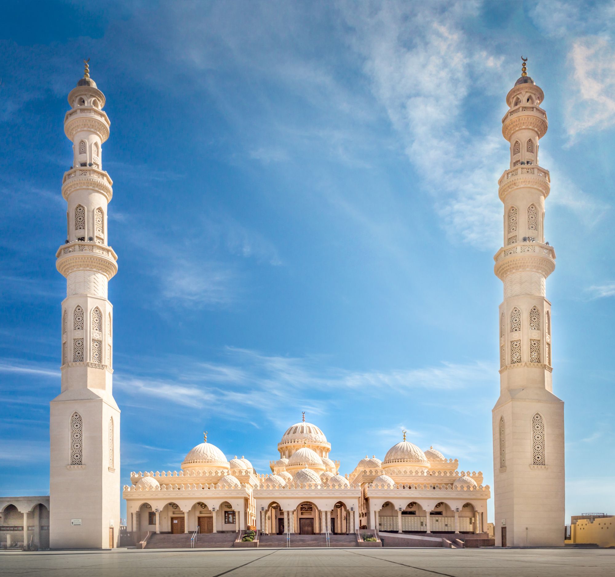 The El Mina Mosque on Sheraton Street, Hurghada