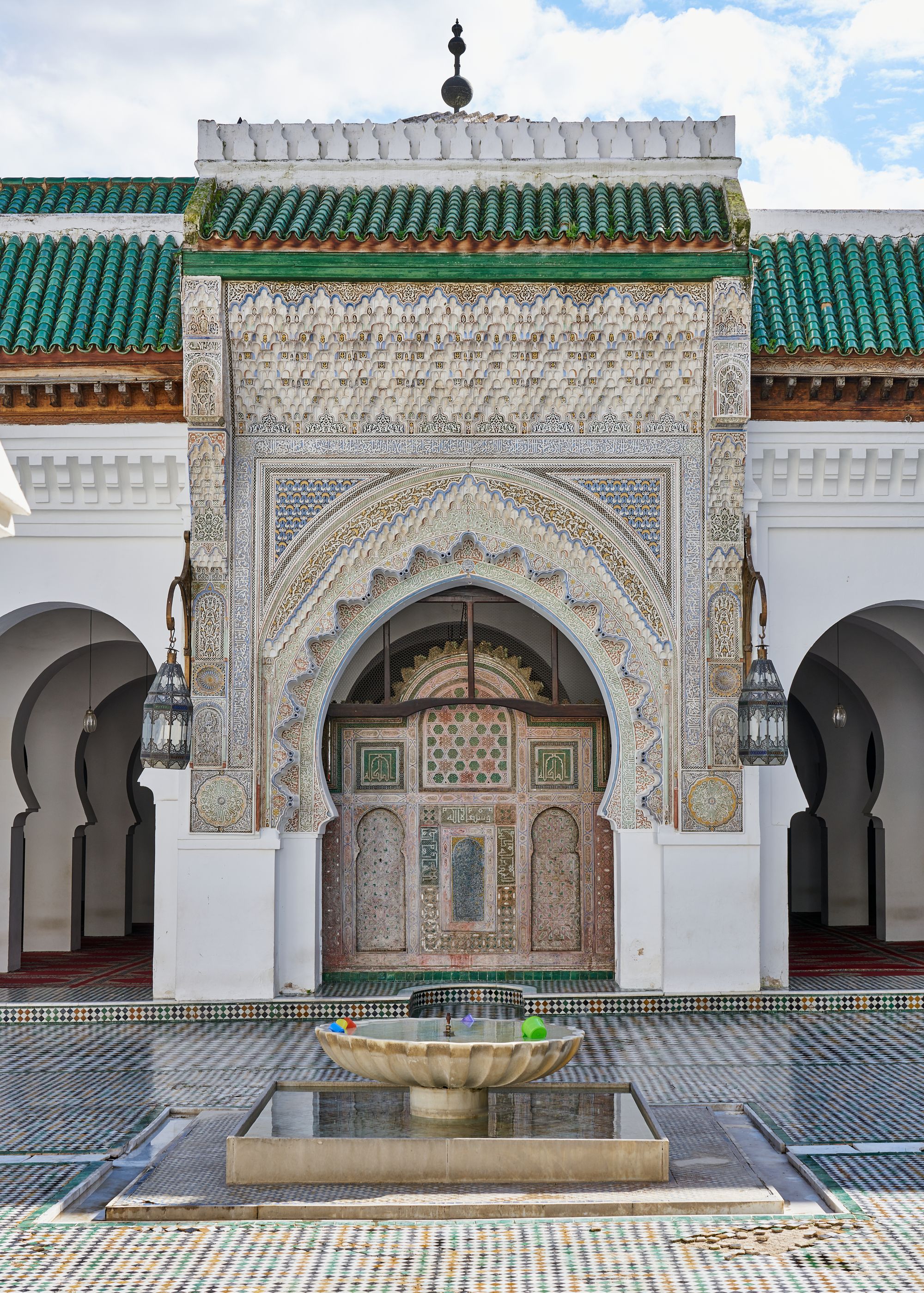 The Mosque of al-Qarawiyyin courtyard