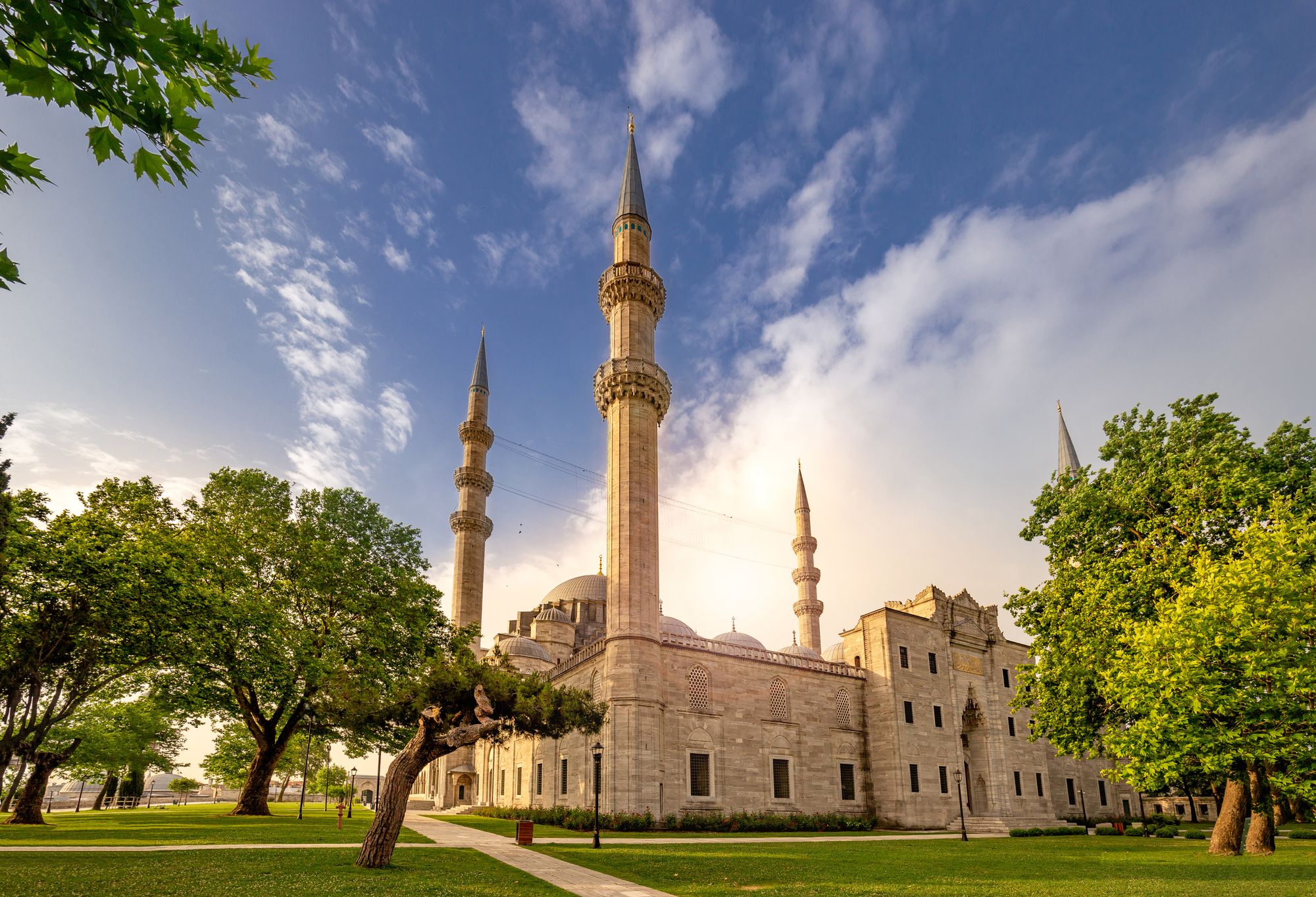 Suleymaniye Mosque on sunrise, Istanbul