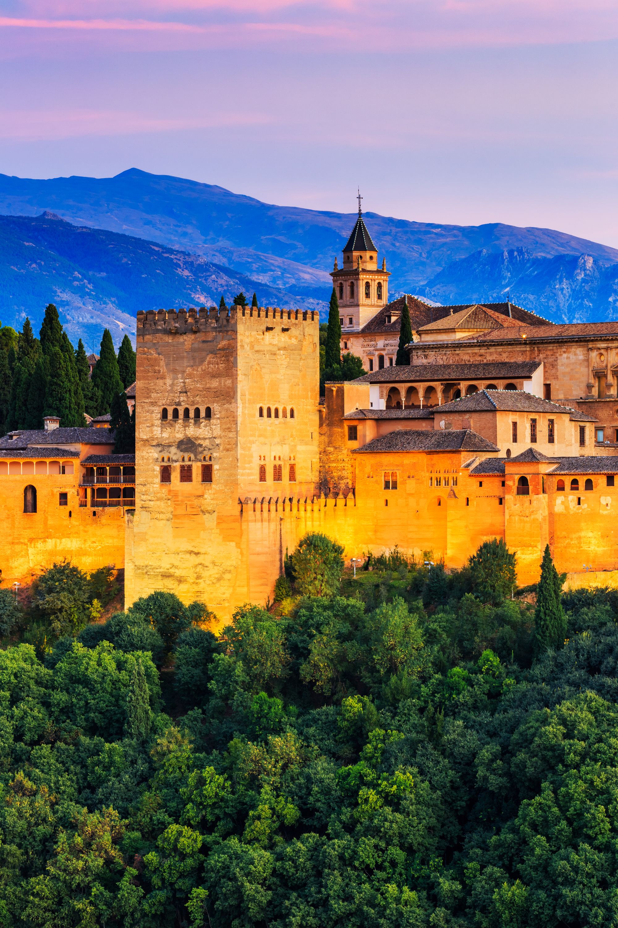 Alhambra Castle in Granada