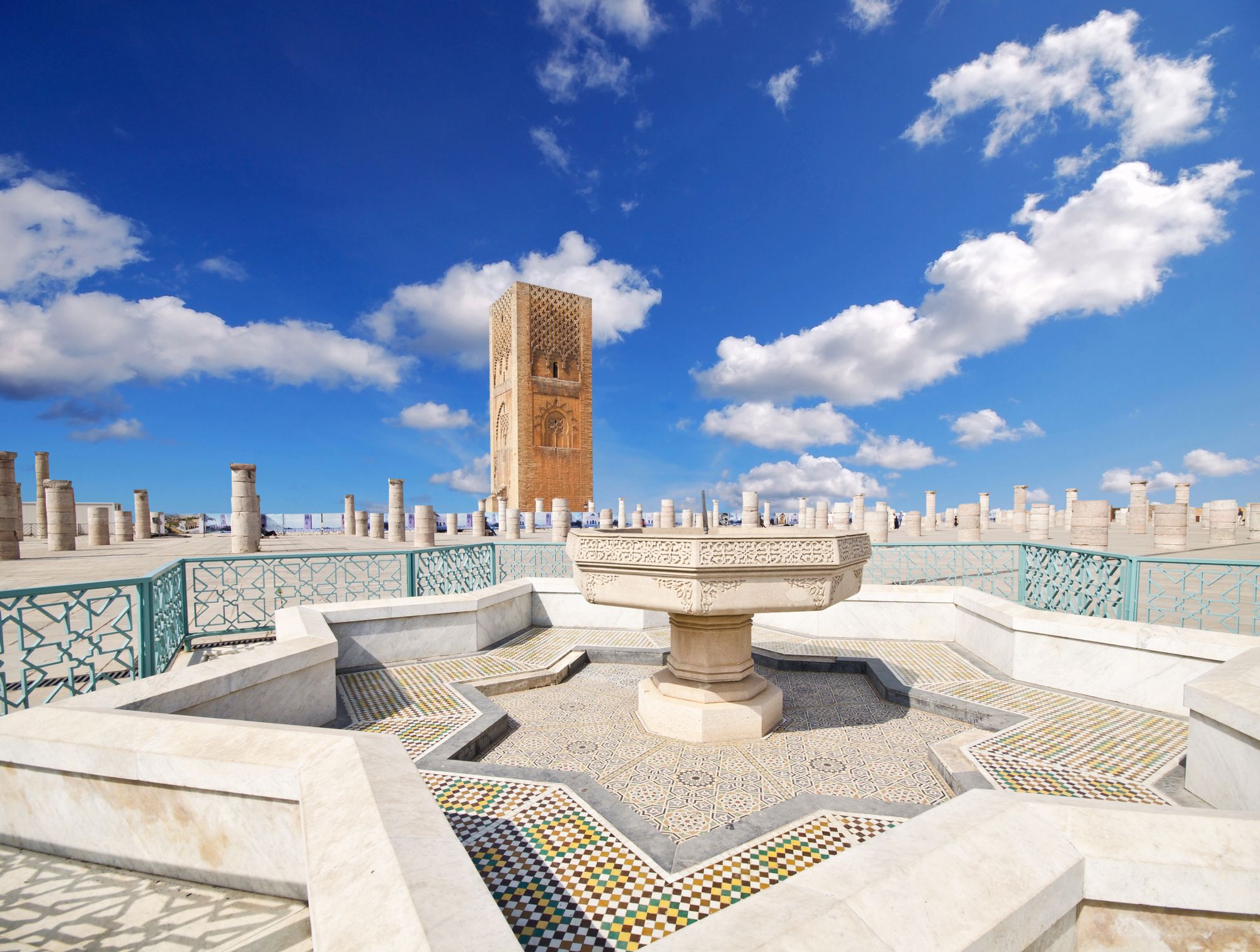 Al-Hassan Mosque complex in Rabat