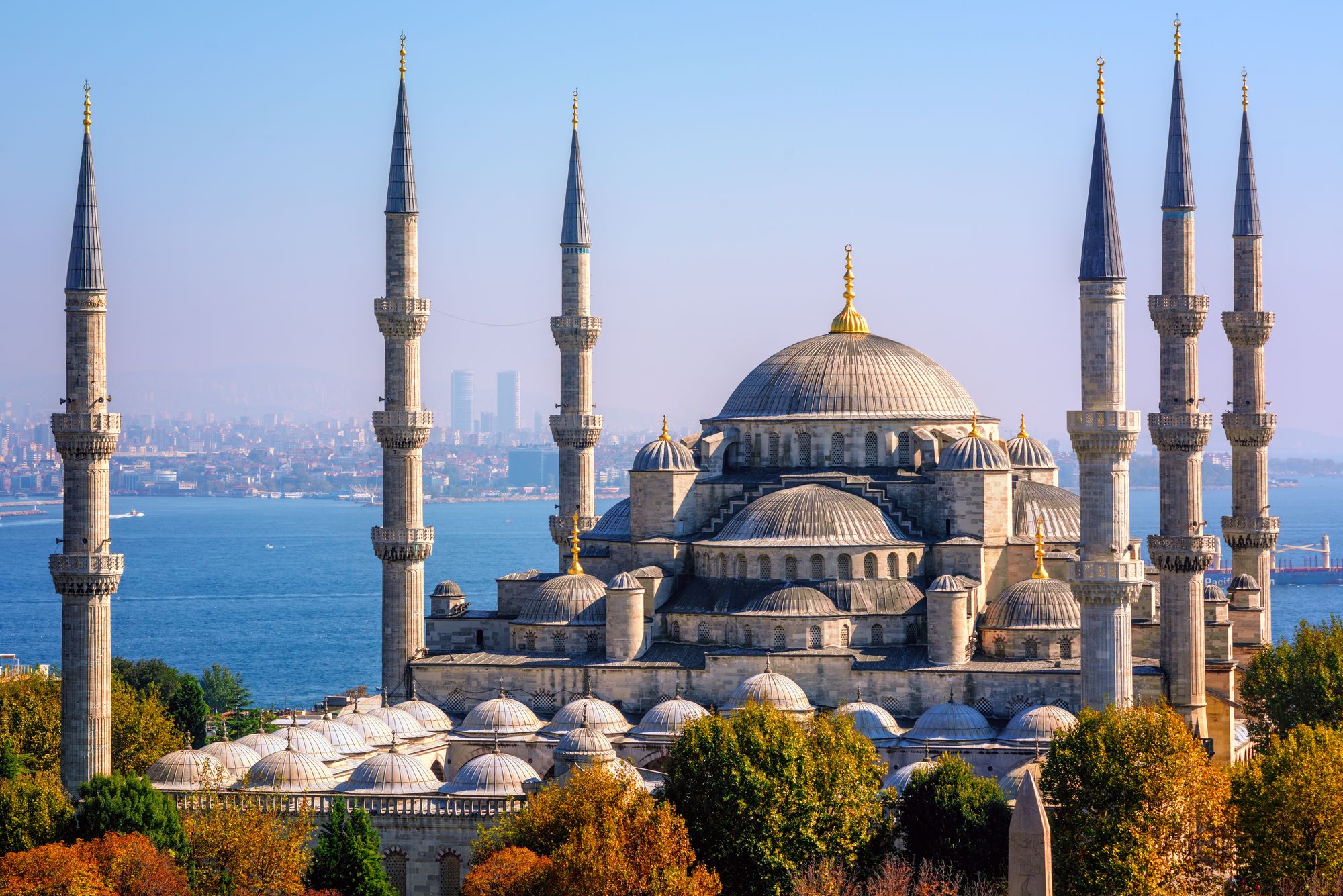 Sultan Ahmed Mosque, also known as the Blue Mosque